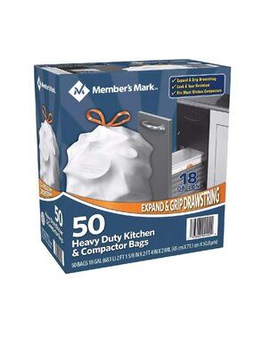 Member's Mark Heavy Duty Kitchen and Compactor Bags (18 gallon, 50 ct)